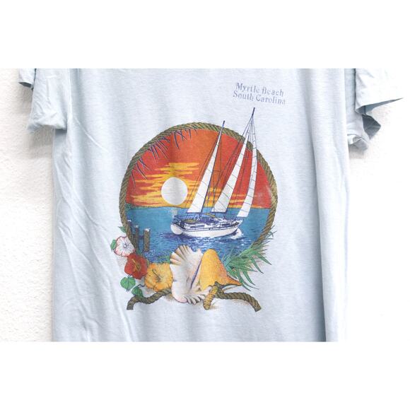 Vintage Myrtle Beach South Carolina Sleep Night T Shirt Large - Picture 2 of 9